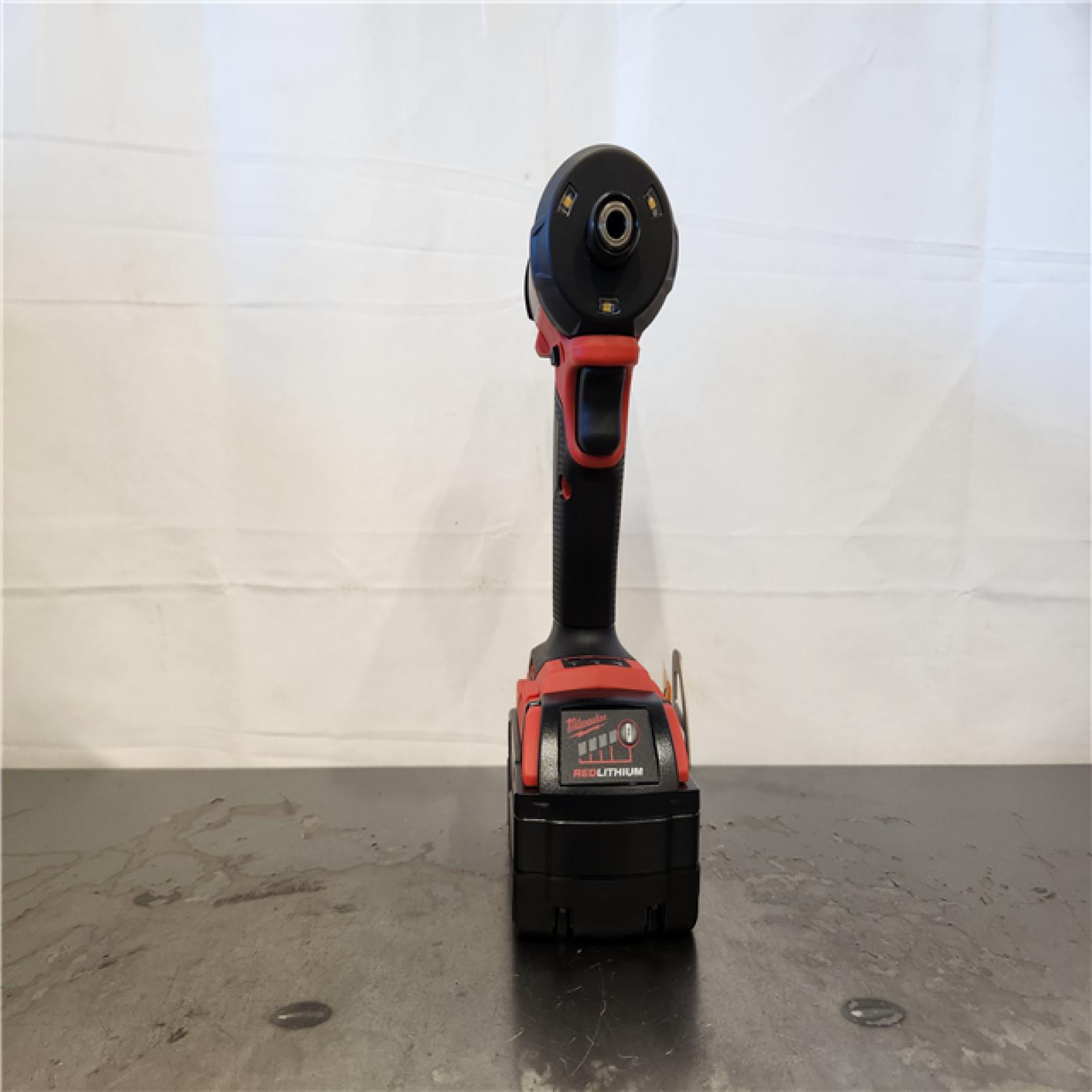 AS-IS-  Milwaukee FUEL SURGE 18V Lithium-Ion Brushless Cordless 1/4 in. Hex Impact Driver with (2) 5.0 Ah Battery and Charger