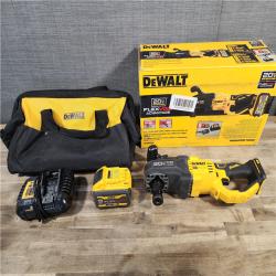 HOUSTON LOCATION - AS-IS DEWALT 20V Lithium-Ion Brushless Cordless 7/16 in. Compact Stud and Joist Drill Kit W/FLEXVOLT Advantage and (1) 9.0Ah Battery