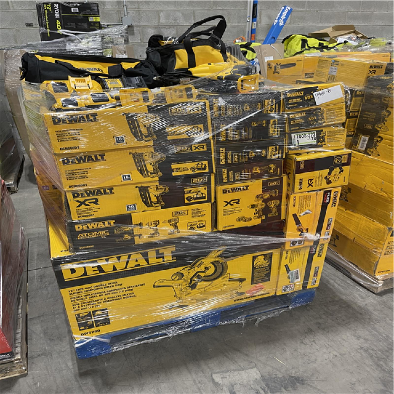 Pittston Location As-Is Power Tools Partial Truckload (13 Pallets) 4980-B