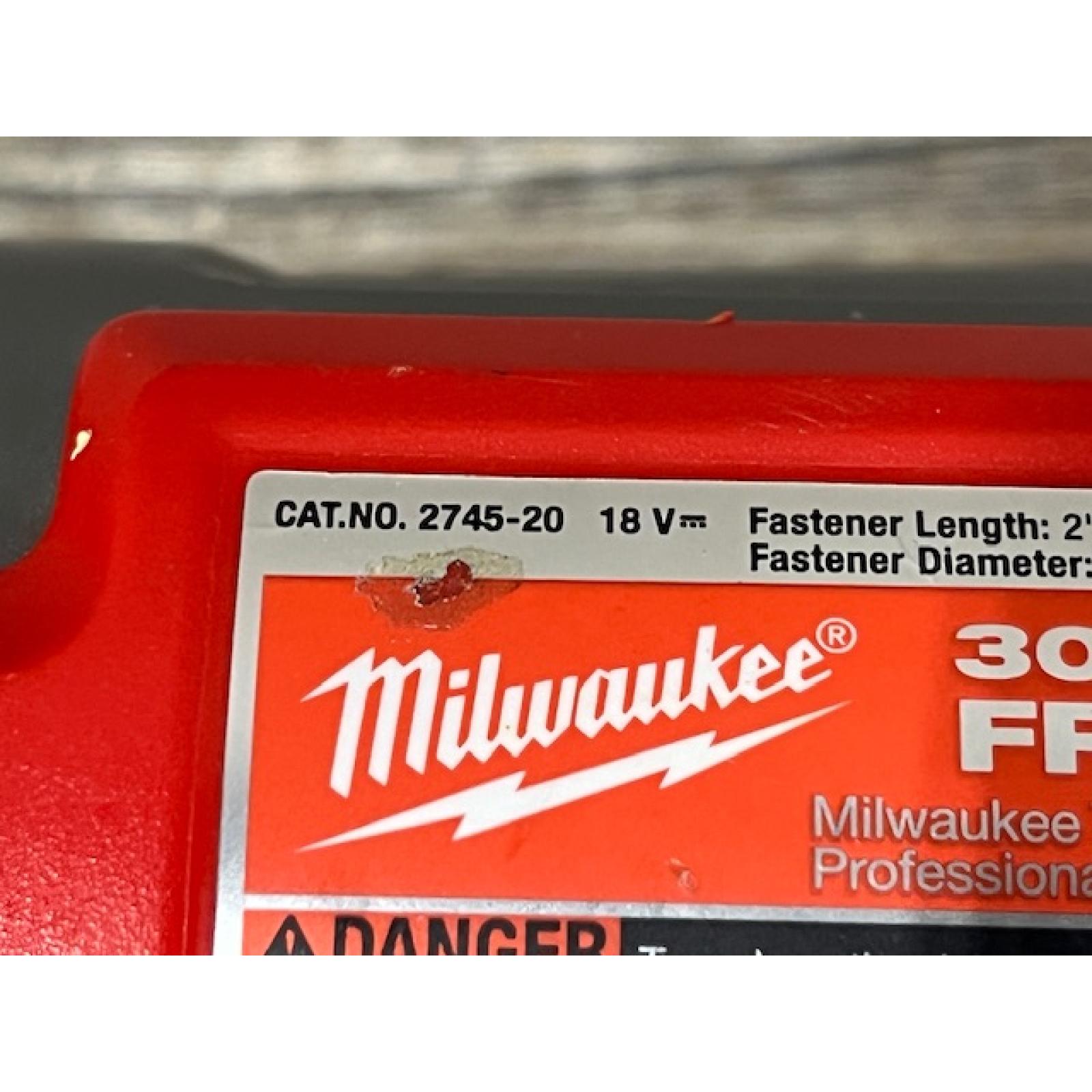 AS-IS Milwaukee FUEL 3-1/2 in. 18-Volt 30-Degree Lithium-Ion Brushless Cordless Framing Nailer (Tool-Only)