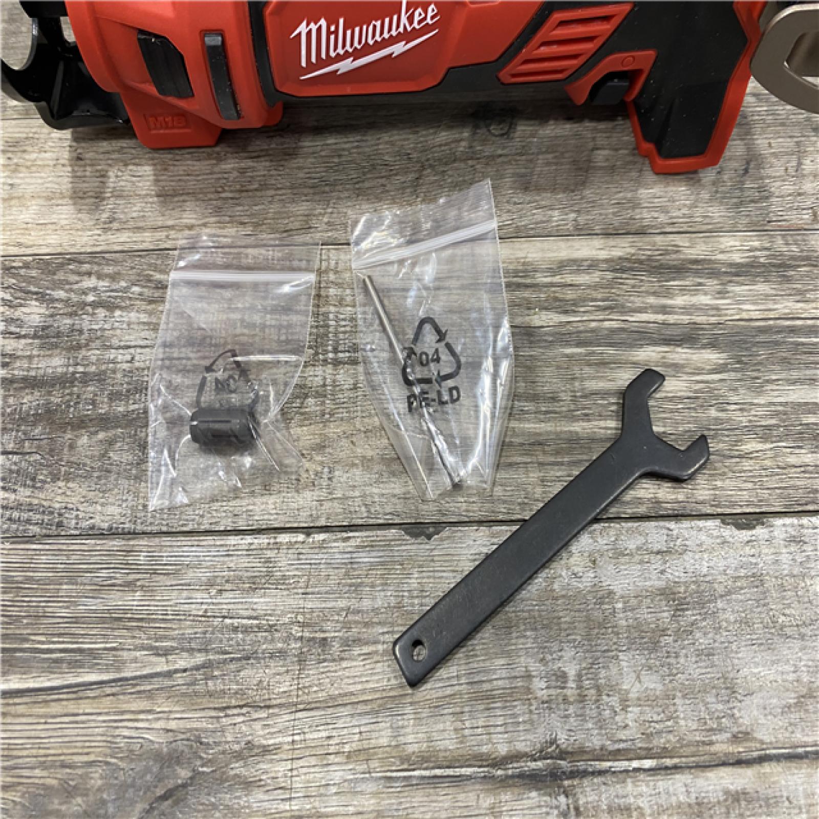 AS-IS Milwaukee 18V Lithium-Ion Cordless Drywall Cut Out Rotary Tool (Tool-Only)