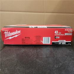 Phoenix NEW Milwaukee SHOCKWAVE 3/8 in. Drive SAE and Metric 6 Point Impact Socket Set (43-Piece)