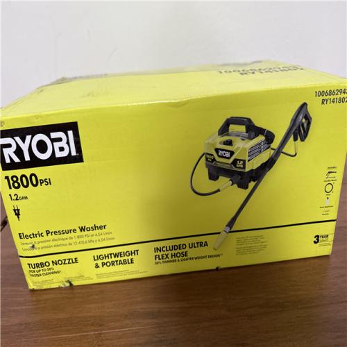 California NEW Sealed Box Ryobi 1800 PSI Electric Power Washer
