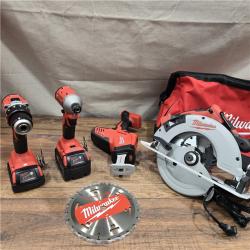 AS-IS Milwaukee M18 4 Tool Combo Kit