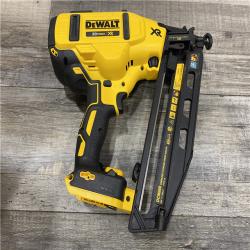 AS-IS DEWALT 20V MAX XR 16-Gauge Electric Cordless Angled Finishing Nailer Kit
