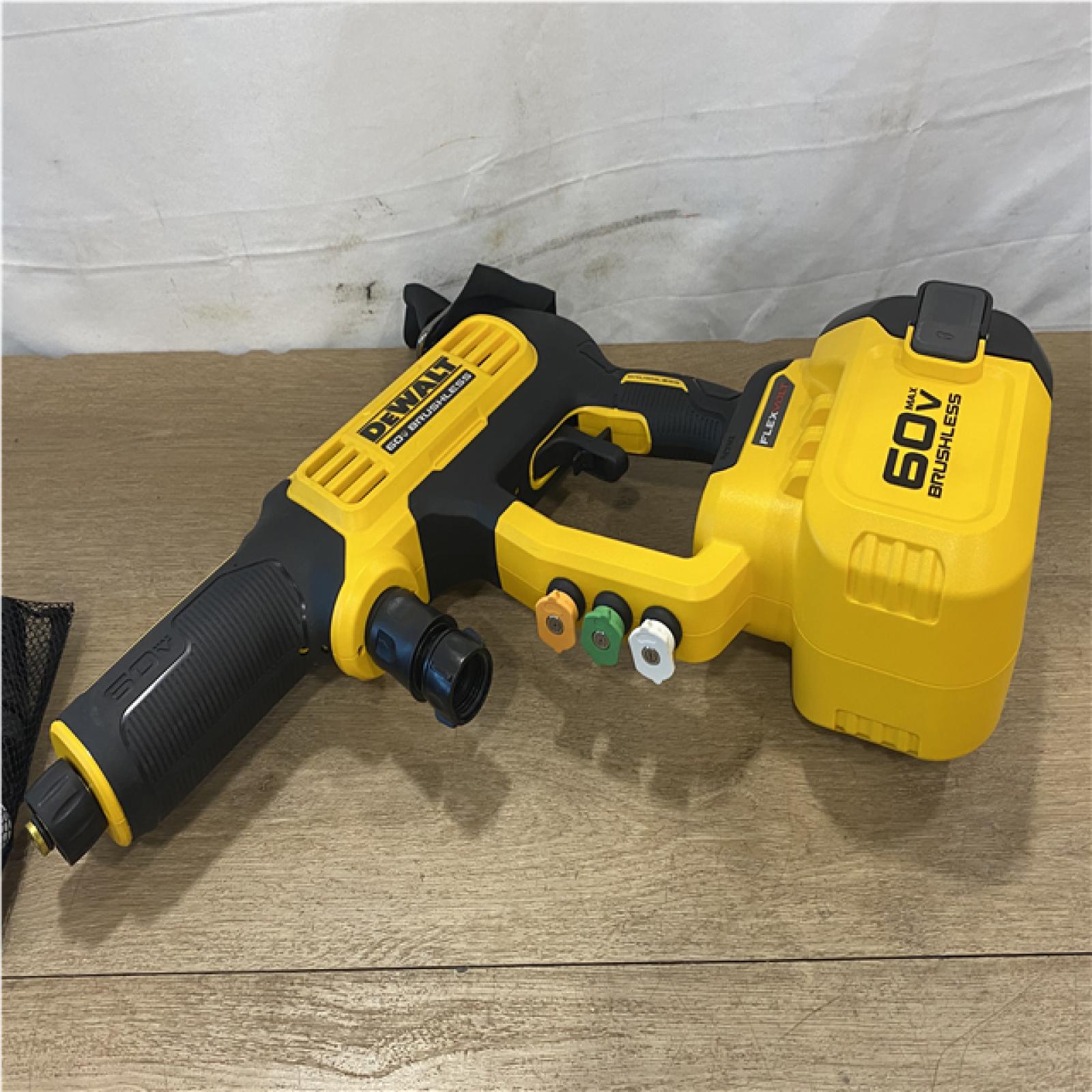 AS-IS DEWALT FLEXVOLT 60V MAX 1000 PSI 1.0 GPM Cold Water Cordless Power Cleaner (Tool Only)