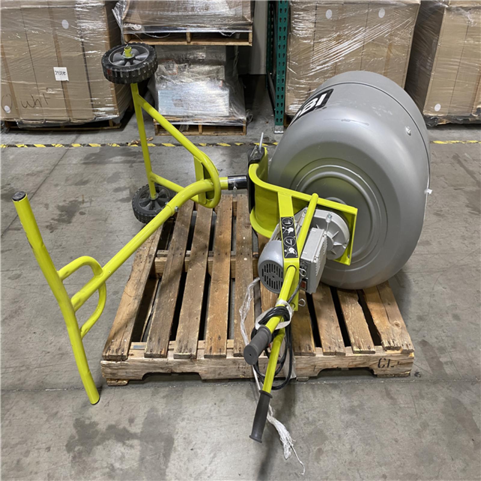 Dallas Location - As-Is RYOBI 5.0 cu. ft. Portable Corded Concrete Mixer