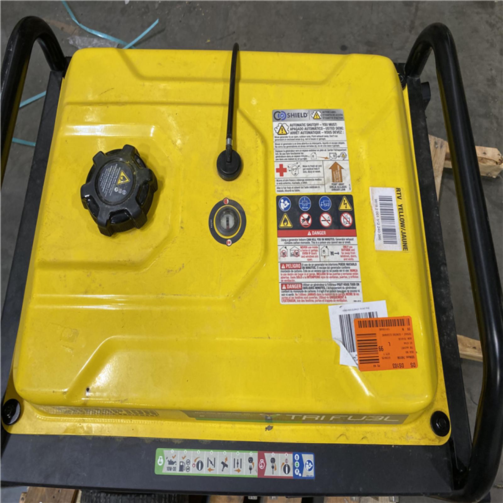 Dallas Location - As-Is Champion Power Equipment 11,500/9,200-Watt Gasoline Gas Portable Generator