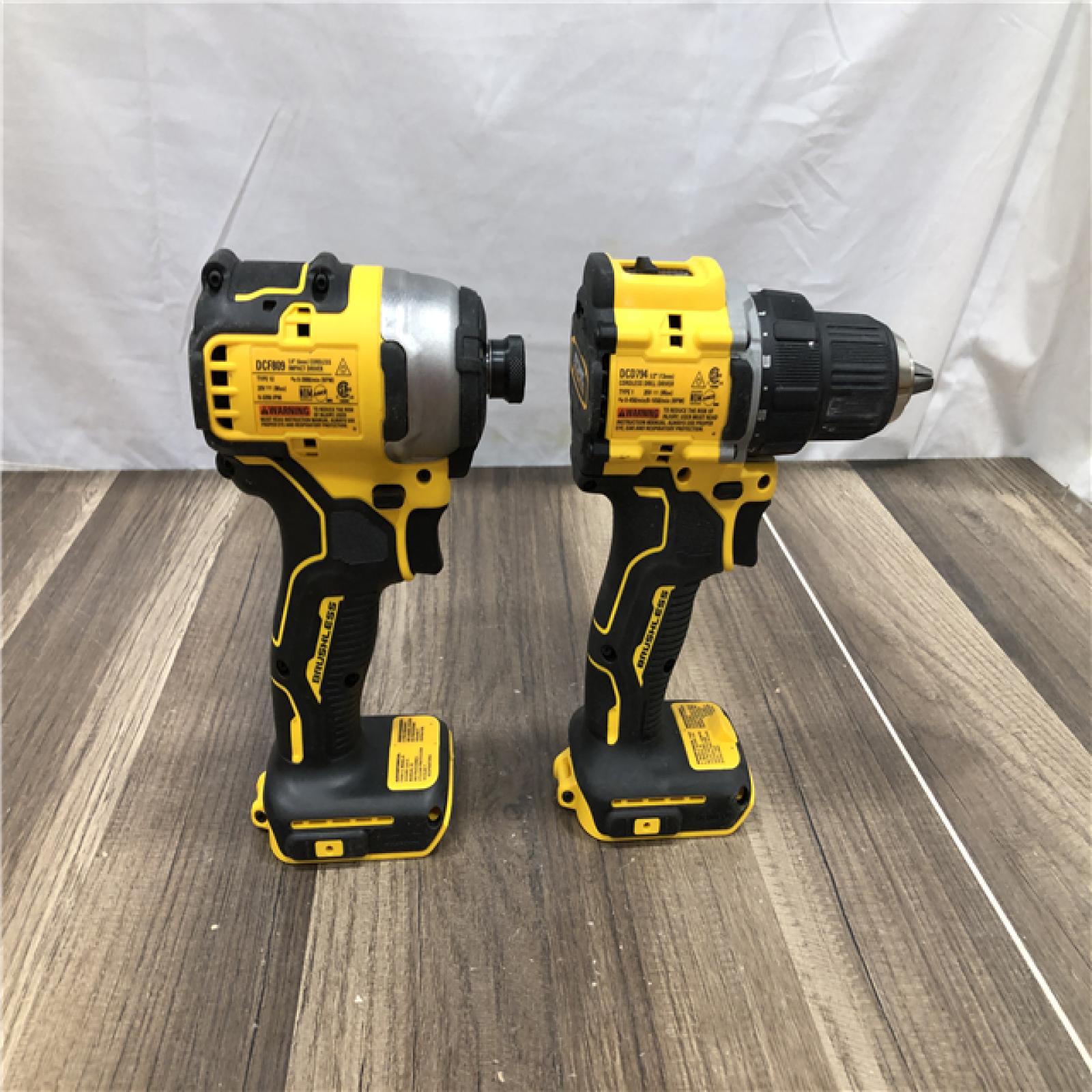 AS-IS DEWALT ATOMIC 20-Volt MAX Lithium-Ion Cordless Combo Kit