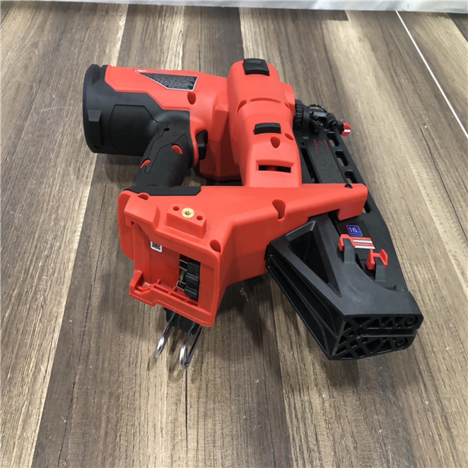 AS-IS Milwaukee FUEL 18-Volt Lithium-Ion Brushless Cordless Gen ll 16-Gauge Straight Finish Nailer (Tool Only)
