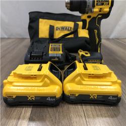 AS-IS DEWALT 20V XR Lithium-Ion Cordless Brushless 1/2 in. Drill/Driver Kit