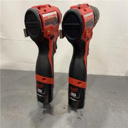 AS-IS - Milwaukee M12 12-Volt Lithium-Ion Brushless Cordless Subcompact Drill and Impact Driver Combo Kit