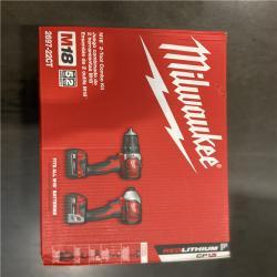 NEW! - Milwaukee M18 18V Lithium-Ion Cordless Hammer Drill/Impact Driver