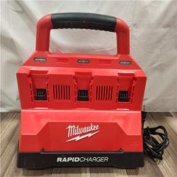 AS-IS- Milwaukee M18 Packout Six Bay Rapid Charger (Tool-Only)