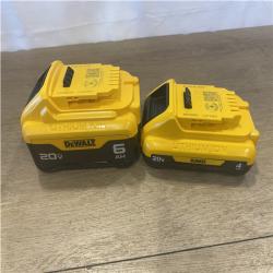 AS-IS DEWALT 20V MAX Lithium-Ion 6.0Ah and 4.0Ah Battery and Charger Starter Kit