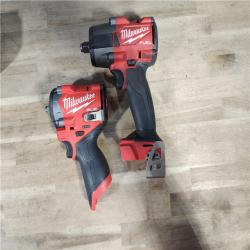 HOUSTON LOCATION - AS-IS Milwaukee 2 Tool Combo Kit W/ (2) Battery & Charger