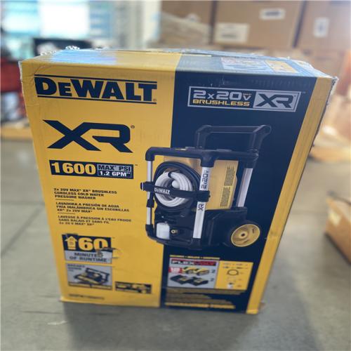 LIKE NEW! - DEWALT 20V MAX 1600 PSI 1.2 GPM Cold Water Cordless Pressure Washer Kit
