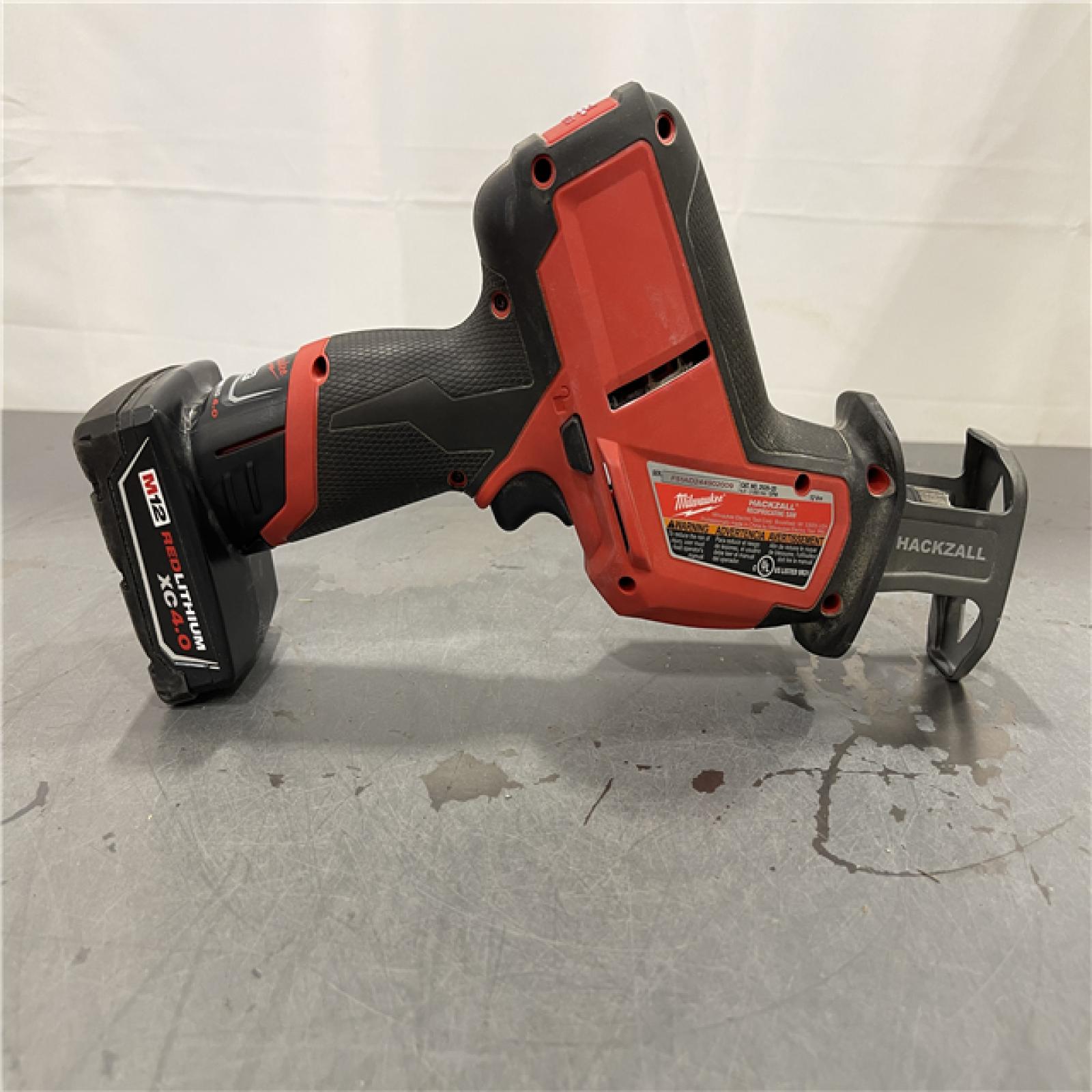 AS-IS - Milwaukee M12 FUEL 12-Volt Lithium-Ion Brushless Cordless HACKZALL Reciprocating Saw Kit