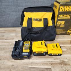 HOUSTON LOCATION - AS-IS DEWALT ATOMIC 20V MAX Lithium-Ion Cordless 2-Tool Combo Kit