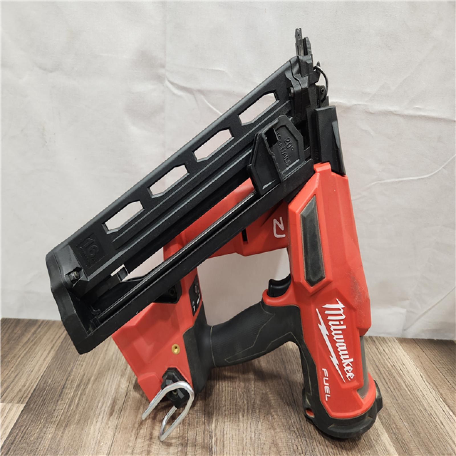 AS-IS- Milwaukee 18V Cordless Gen II 16 Gauge Angled Finish Nailer (Tool Only)