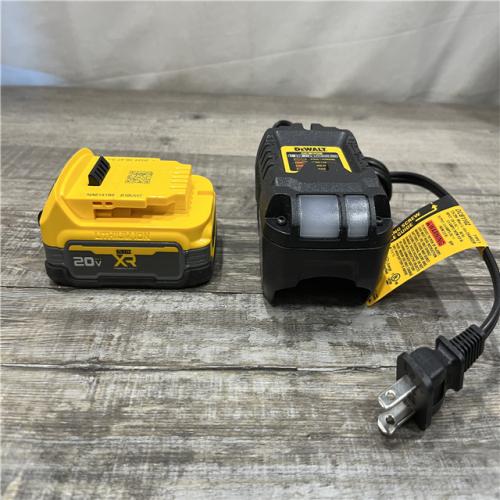 AS-IS DEWALT 20V MAX XR POWERSTACK Lithium-Ion Battery Starter Kit with 1.7Ah Battery and Charger