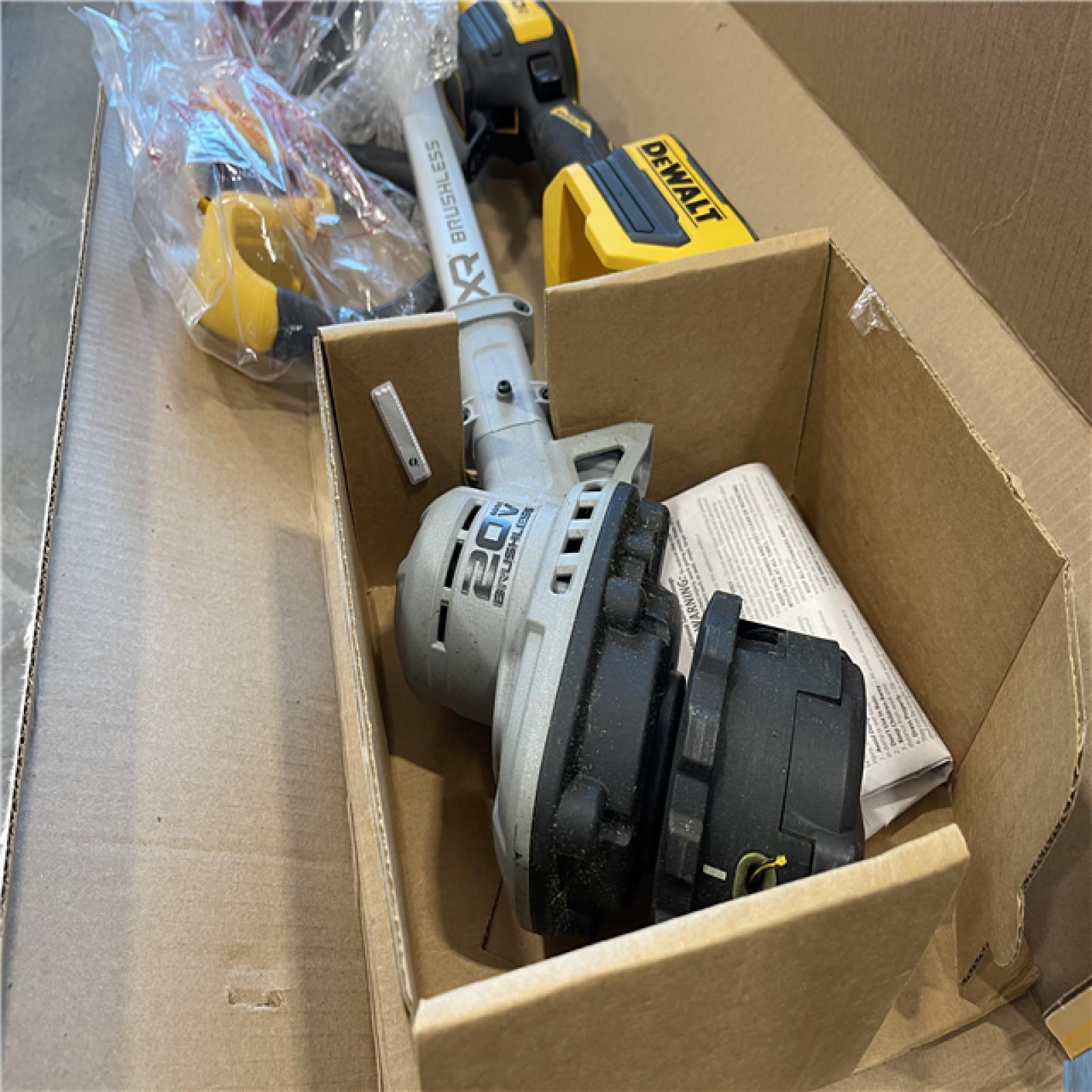 AS-IS - DeWalt 20V MAX 14 in. Brushless Cordless Battery Powered Foldable String Trimmer Kit