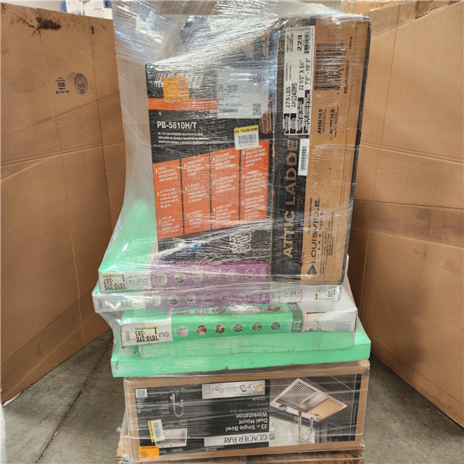 California Home Improvement As-Is Pallet