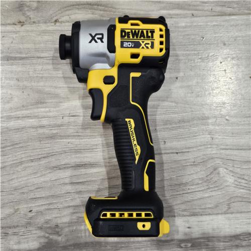 AS-IS DEWALT 20-Volt Maximum XR Cordless Brushless 1/4 in. 3-Speed Impact Driver (Tool-Only)