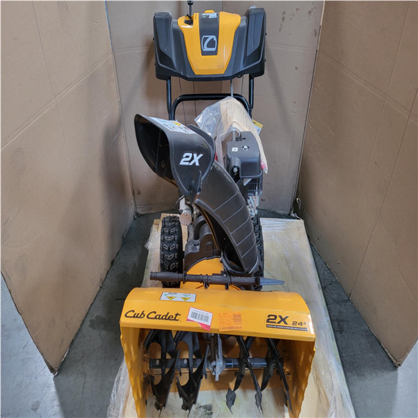 CALIFORNIA AS-IS CUB CADET 2X 24 SNOW BLOWER