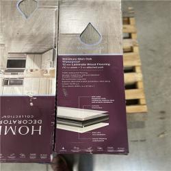 DALLAS LOCATION- HOME Decorators Collection Simsbury Glen Oak 12 mm T x 8.03in W  Wood Flooring PALLET (25 CASES)