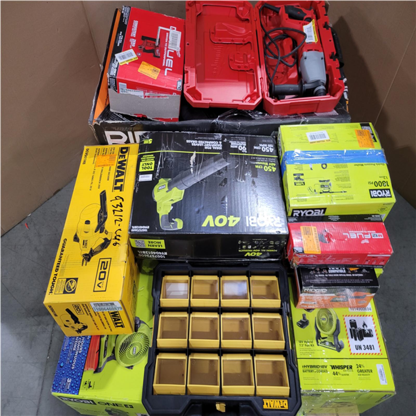 CALIFORNIA AS-IS TOOL PALLET