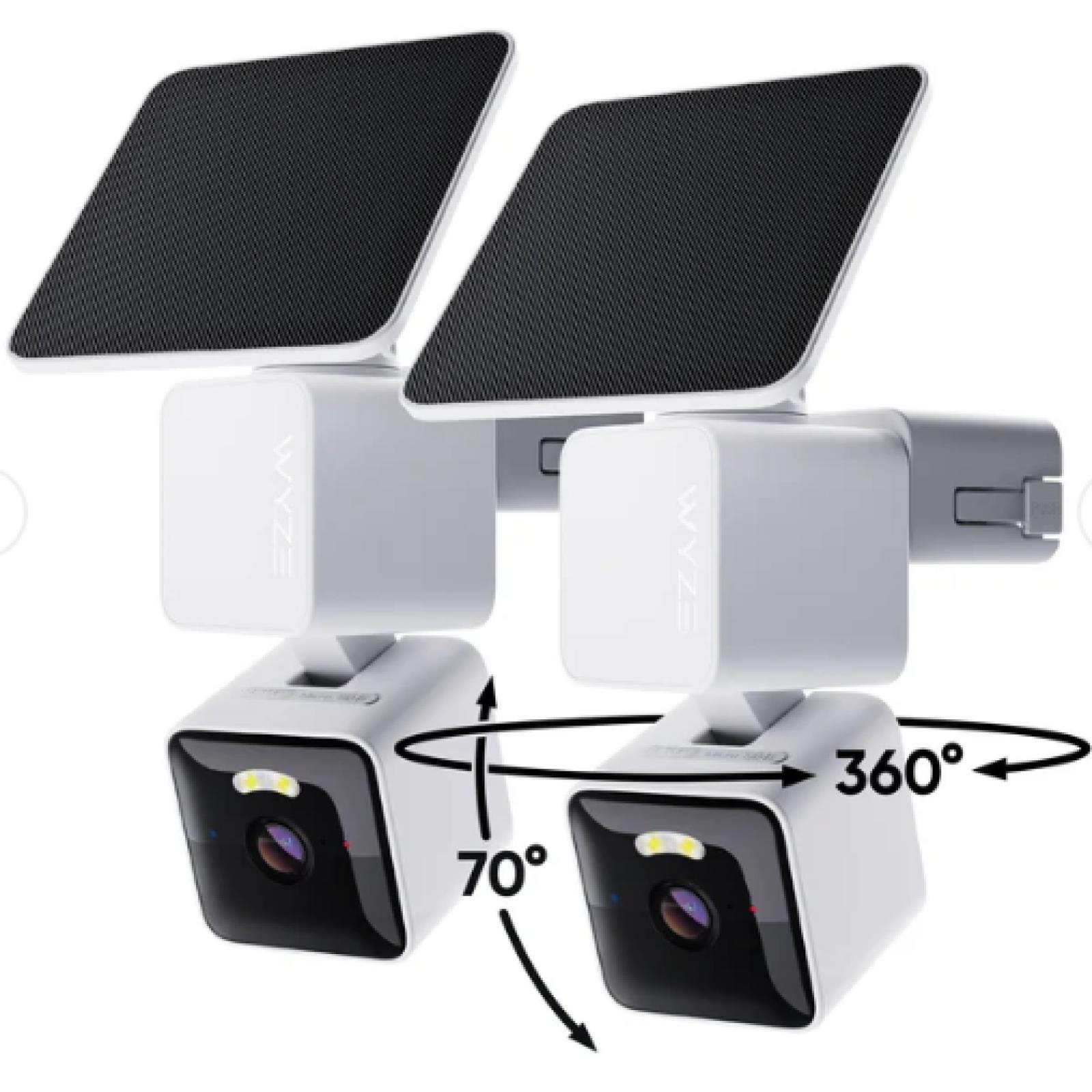 NEW! - Wyze Solar Cam Pan Security Camera (8 UNITS)
