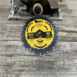 AS-IS DEWALT 20-Volt MAX Lithium-Ion Cordless 6-1/2 in. Circular Saw (Tool-Only)