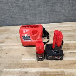 HOUSTON LOCATION - AS-IS MILWAUKEE 2 TOOL COMBO KIT W/ (2) BATTERY & CHARGER