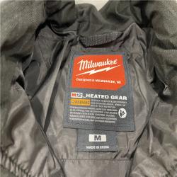 AS-IS Milwaukee Women's Medium 12-Volt Lithium-Ion Cordless AXIS Black Heated Quilted Jacket Kit