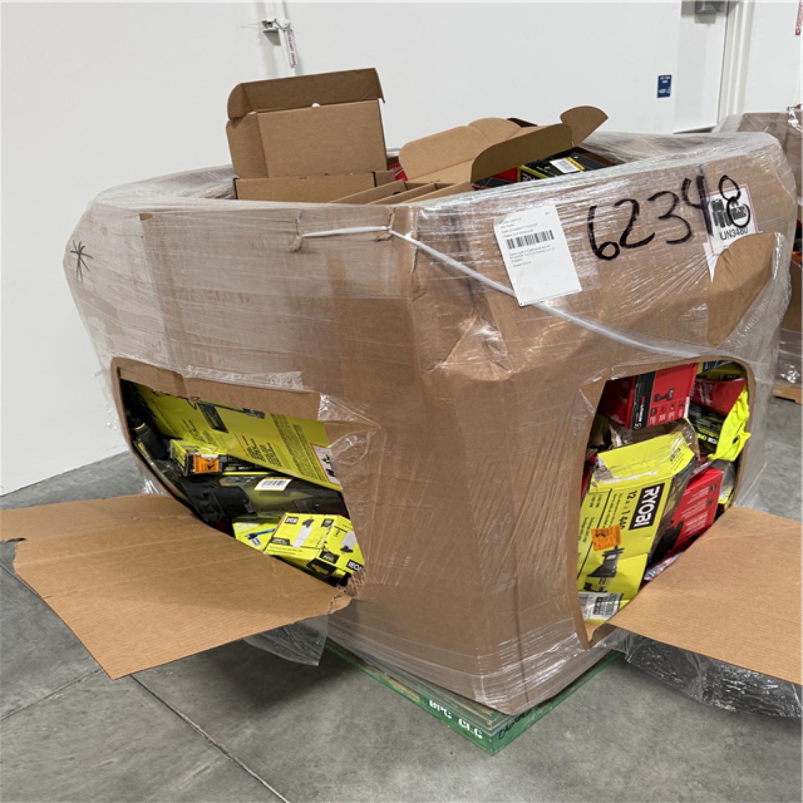 California AS-IS POWER TOOLS Partial Lot (3 Pallets) P-R062348