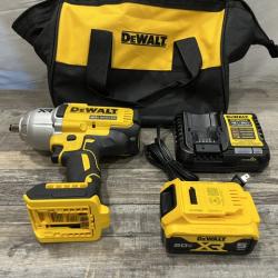 AS-IS DEWALT 20V MAX Lithium-Ion Cordless 1/2 in. Impact Wrench Kit