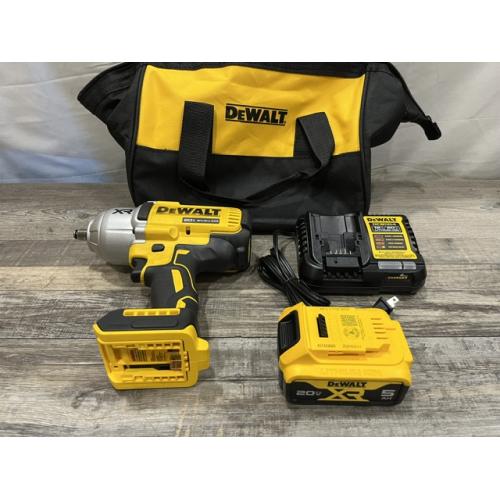 AS-IS DEWALT 20V MAX Lithium-Ion Cordless 1/2 in. Impact Wrench Kit
