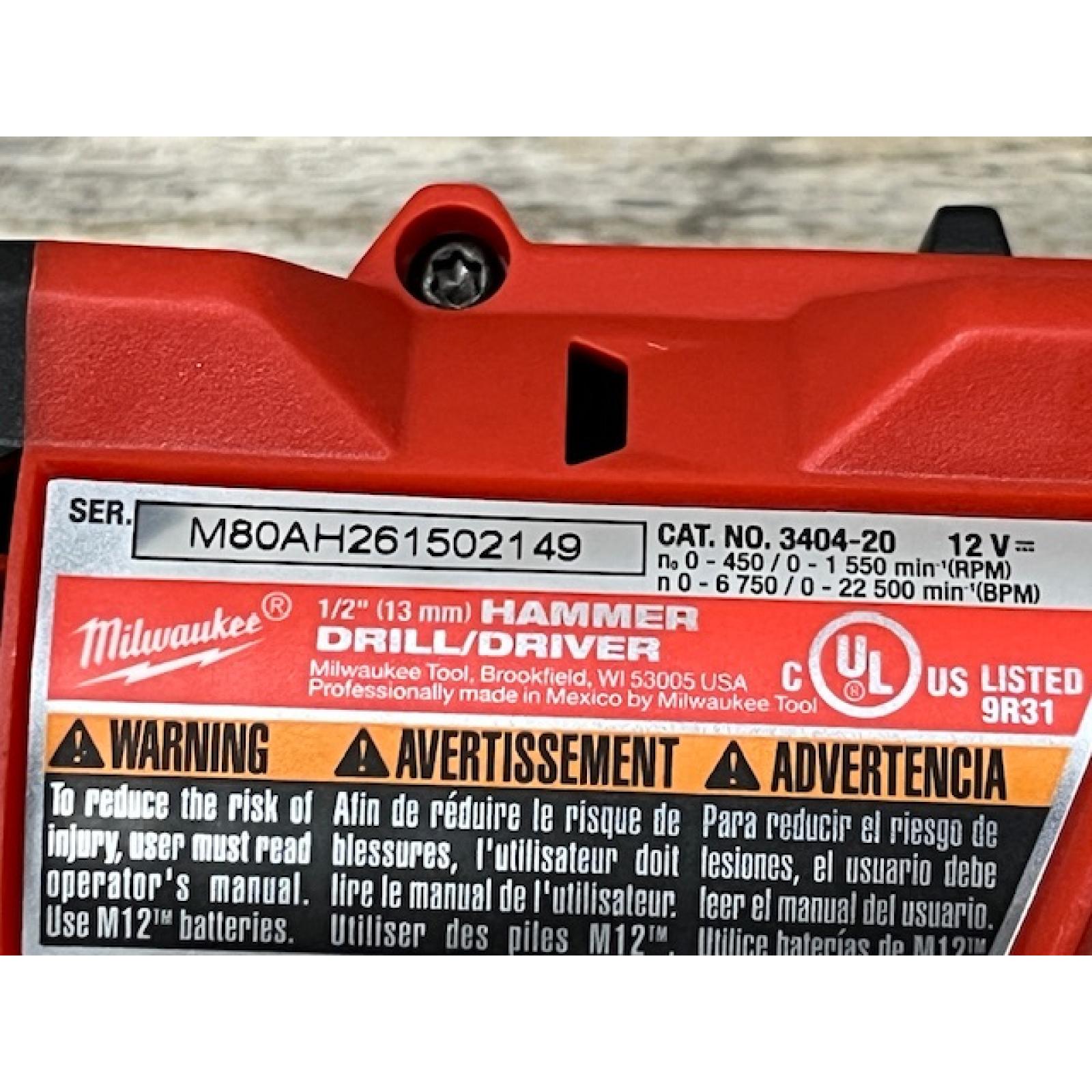 AS-IS Milwaukee FUEL 12-Volt Lithium-Ion Brushless Cordless Hammer Drill and Impact Driver Combo Kit