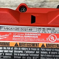 AS-IS Milwaukee FUEL 12-Volt Lithium-Ion Brushless Cordless Hammer Drill and Impact Driver Combo Kit