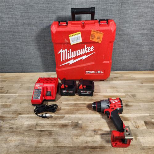 HOUSTON LOCATION - AS-IS (APPEARS LIKE NEW) Milwaukee M18 FUEL Lithium-Ion Brushless Cordless 1/2 Drill/Driver Kit