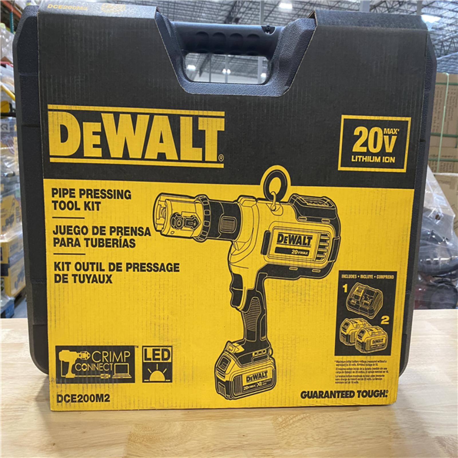 New! Dewalt 20Volt MAX LithiumIon Cordless Copper Pipe Crimper with