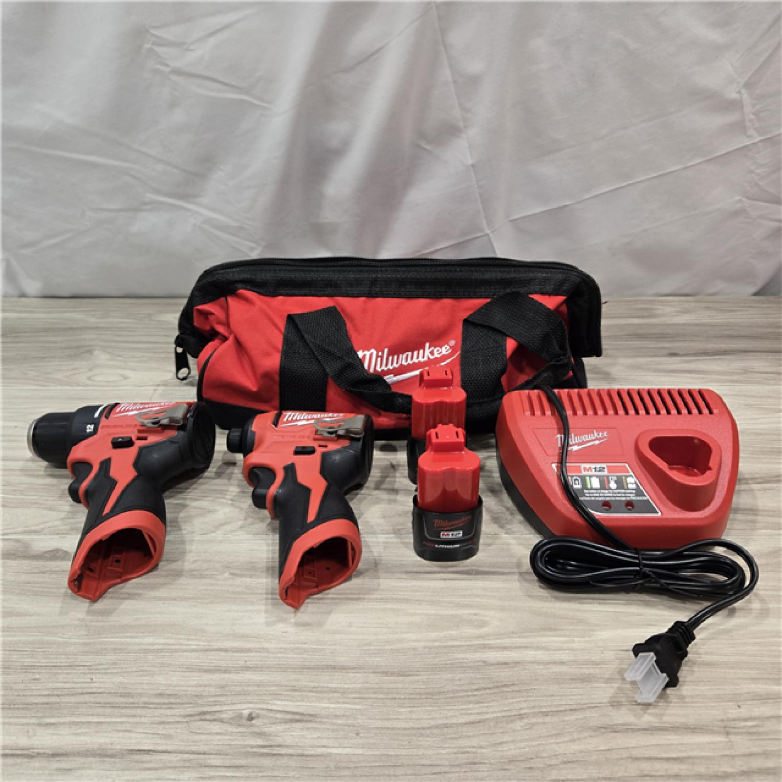 AS-IS Milwaukee M12 Cordless 2-Tool Combo Kit