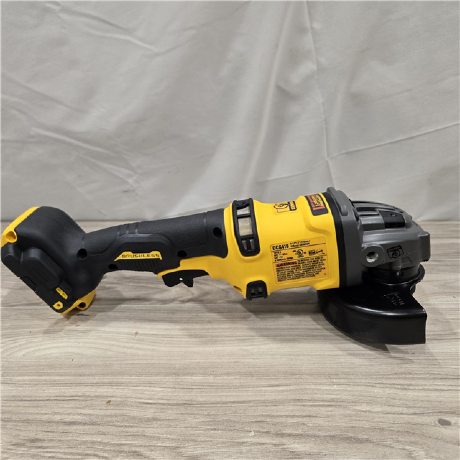 AS-IS DEWALT 60V MAX Cordless Brushless 4.5- 6 in. Small Angle Grinder (Tool Only)
