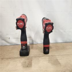 AS-IS- Milwaukee FUEL 12-Volt Lithium-Ion Brushless Cordless Hammer Drill and Impact Driver Combo Kit