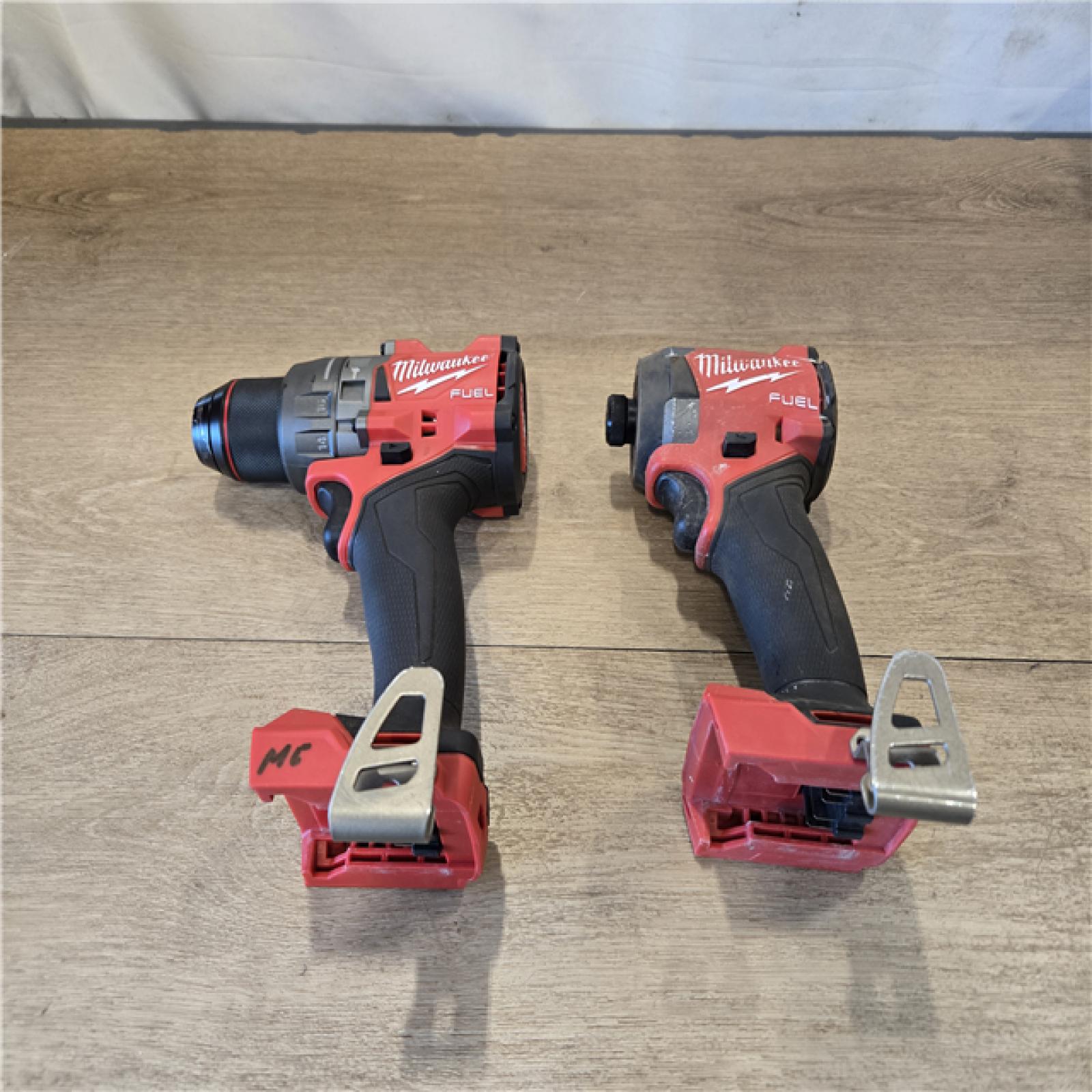 AS-IS Milwaukee FUEL 18V Cordless Hammer Drill and Impact Driver Combo Kit