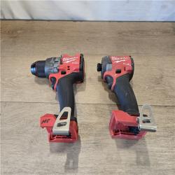 AS-IS Milwaukee FUEL 18V Cordless Hammer Drill and Impact Driver Combo Kit