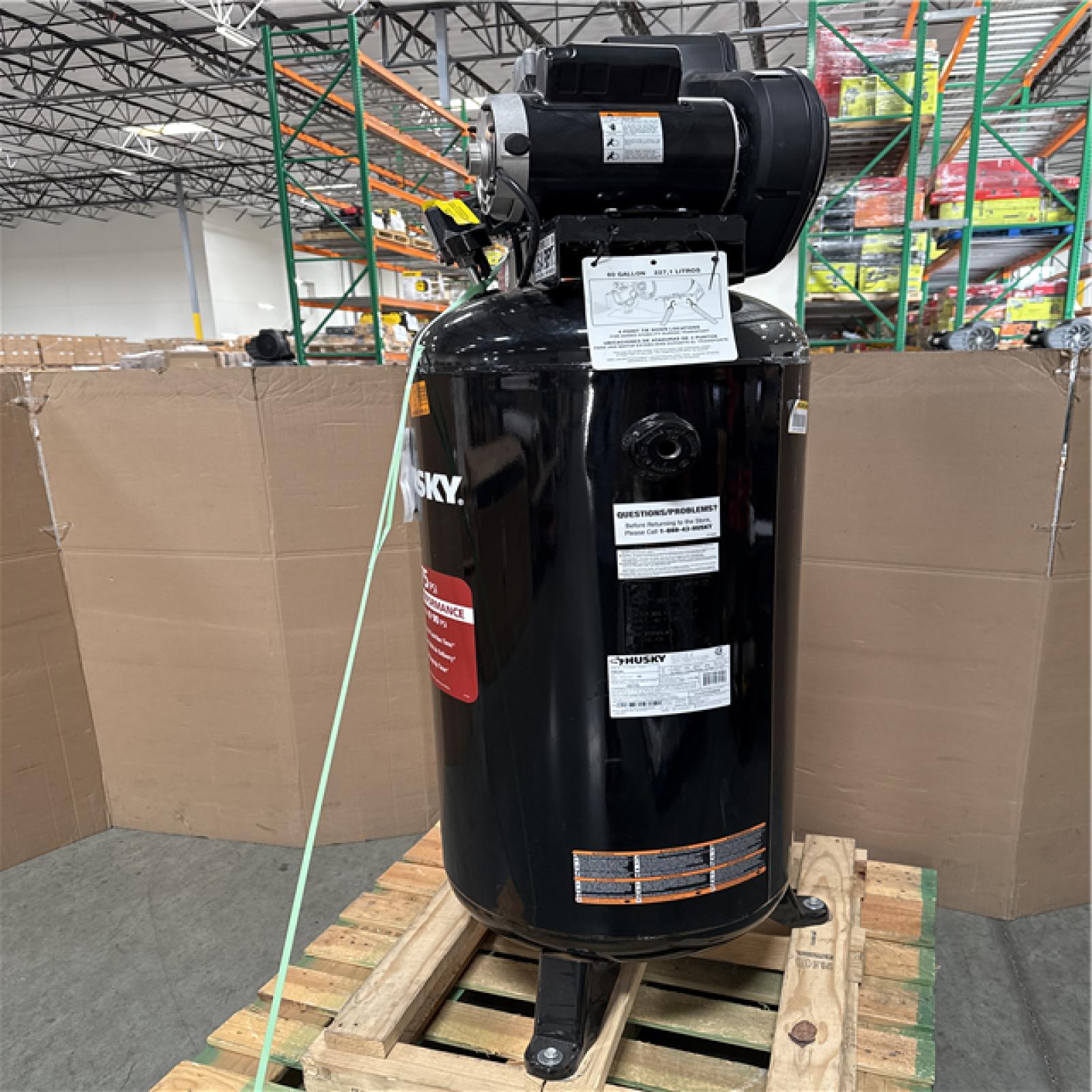 California AS-IS Husky 60 Gallon Air Compressor
