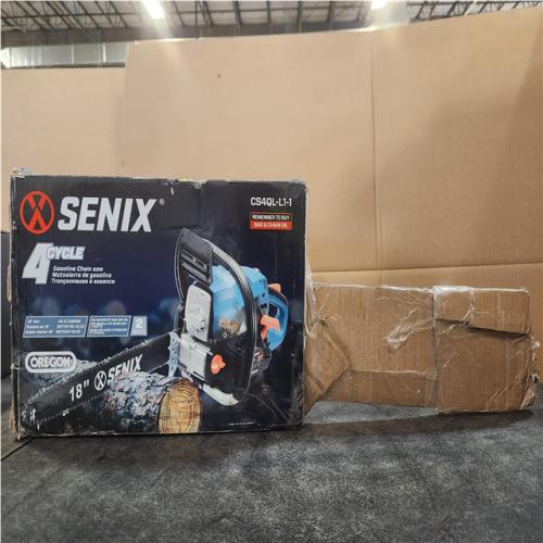 Phoenix LIKE NEW SENIX 4-Cycle 18-Inch Gas Chainsaw | 49cc Cordless Chain Saw