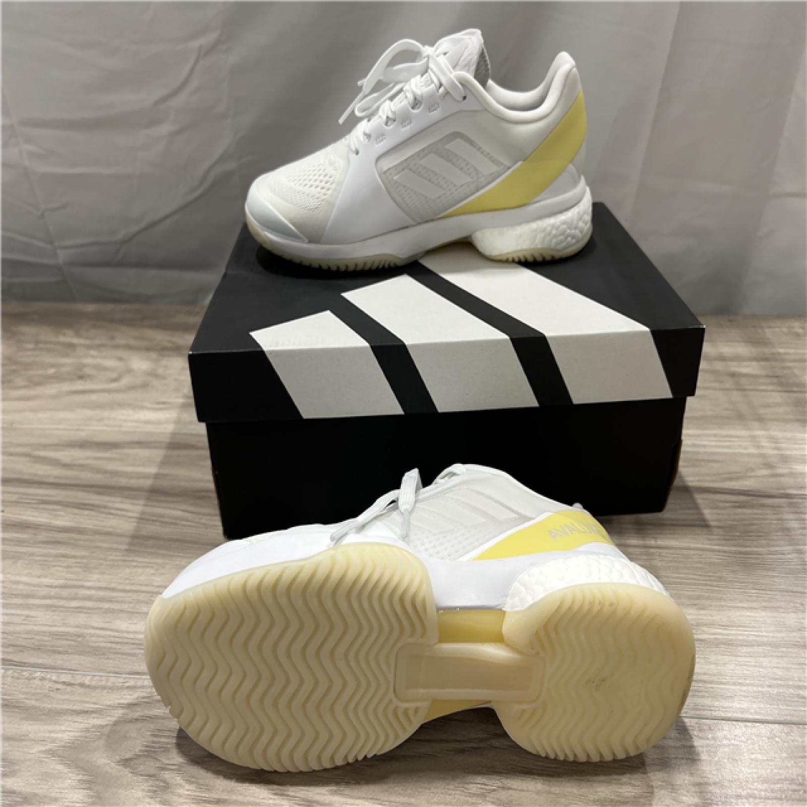 Adidas Avaluxe Tennis Shoes - White/Orange Tint - SZ 6.5